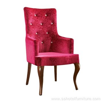 Modern Hotel Dining Chair Furniture Red Dining Chair